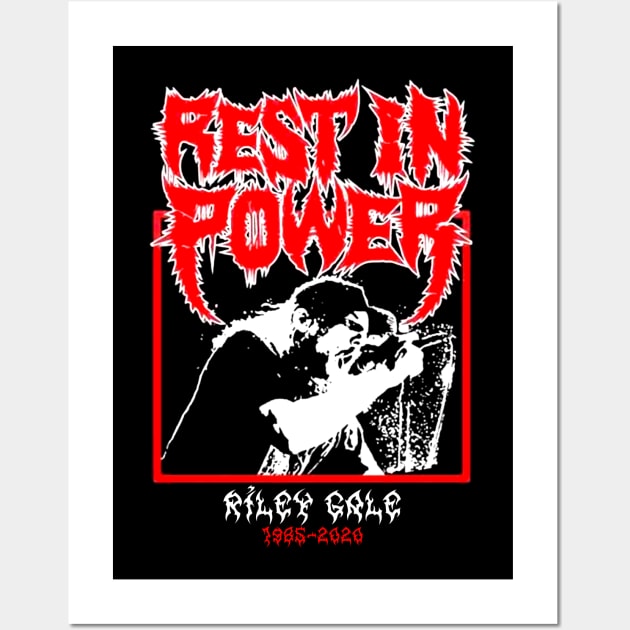 Rest In Power Riley Gale Wall Art by goodest9